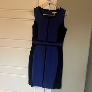New York and Company midnight blue and blue dress, size 6.